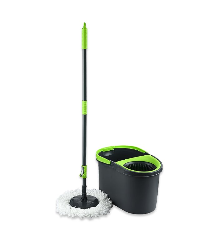 [LND-970495] Kit de nettoyage avec Frange, Large Seau 16 Litres à essorag automatique