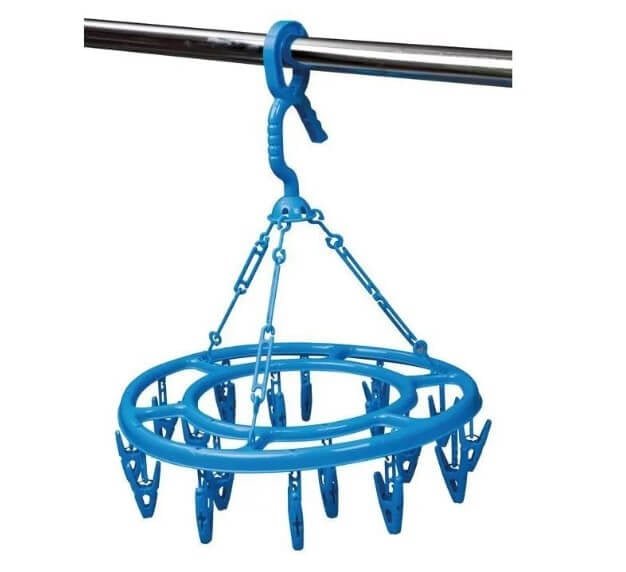 [LND-945396] Etendoir à linge 18 pinces à linge rond