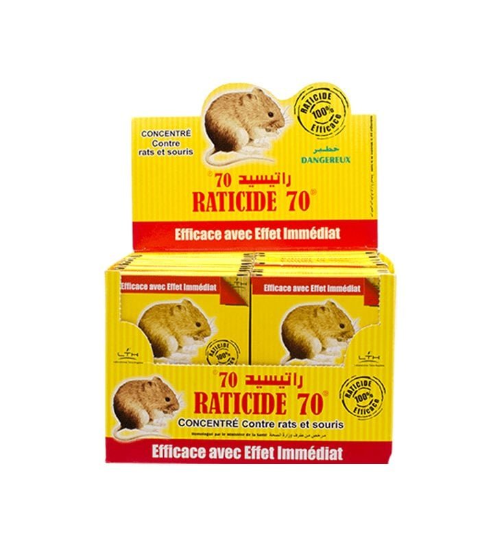 [LND-843421] Raticide 70 concentré contre rats et souris