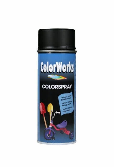 [LND-858896] Peinture Aérosol 400 Ml Noir Semi- Brillante