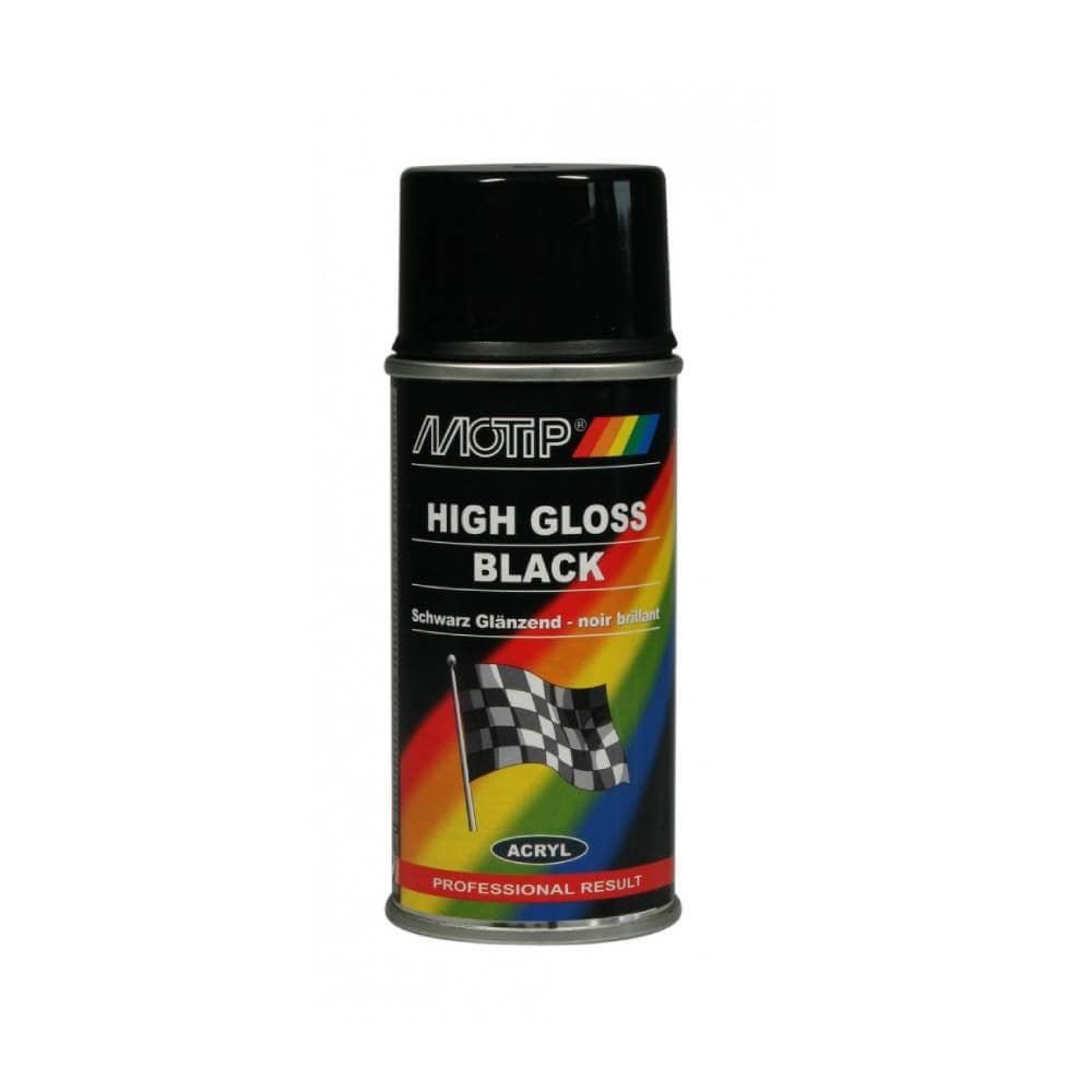 [LND-821794] Peinture Aérosol Noir Brillant – Motip