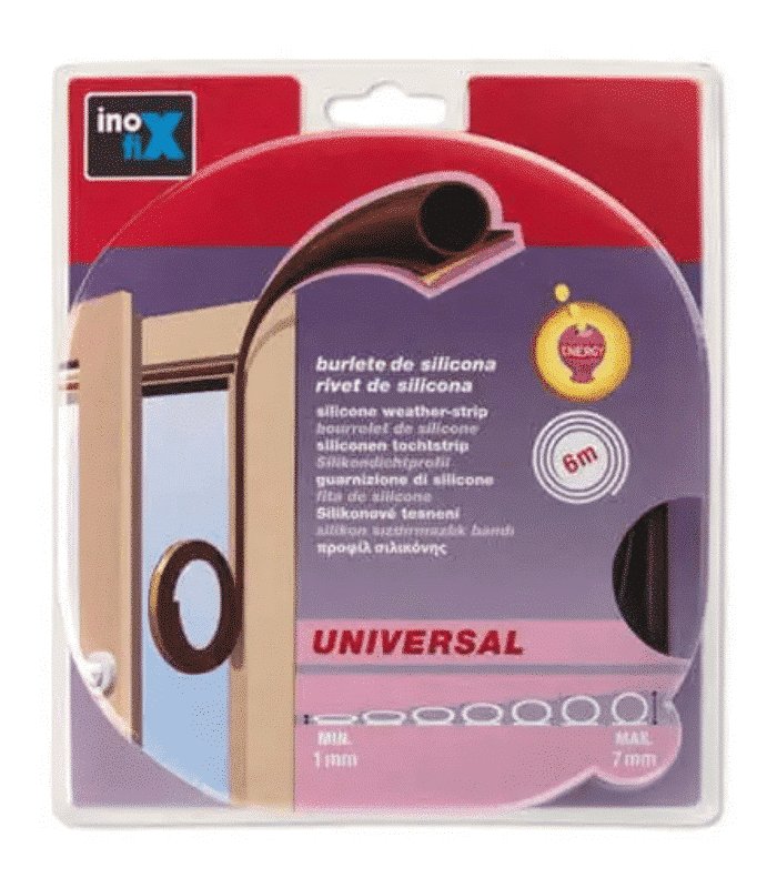 [LND-817361] Bourrelet de silicone marron 6 M