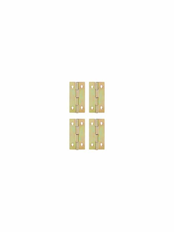 [LND-860616] Paumelle Meuble 40 Mm Acier Zingué 4 Pièces